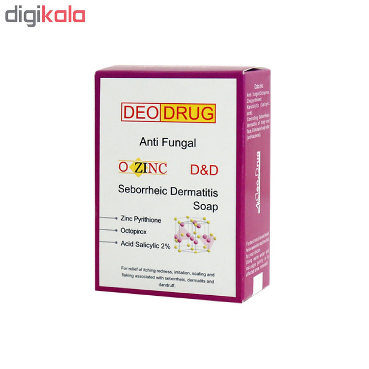 صابون ضد قارچ دئودراگ مدل Octozinc وزن 90 گرم