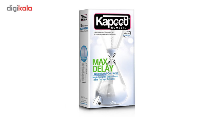 کاندوم کاپوت مدل Max Delay بسته 12 عددی