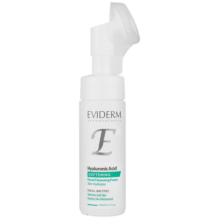 فوم شست و شوی صورت اویدرم مدل Hyaluronic Acid مناسب برای انواع پوست حجم 150 میلیلیتر