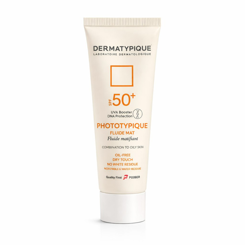 کرم ضدآفتاب بیرنگ دست، صورت درماتیپیک SPF50 مدل فلوءیدمت مناسب برای پوست چرب حجم 50 میلیلیتر