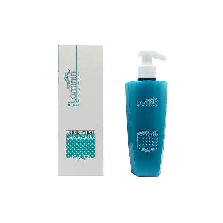 ژل پاک کننده کودک لامینین مدل LIQUID SYNDET حجم 200 میلی لیتر