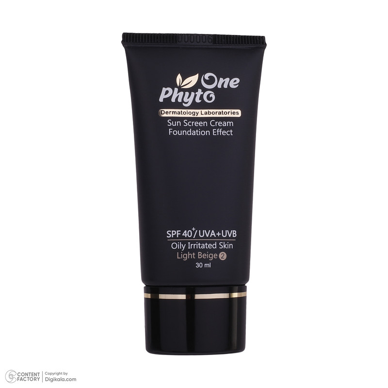کرم ضد آفتاب رنگی فیتو وان SPF 40 مدل 09 مناسب پوستهای چرب و حساس حجم 30 میلیلیتر