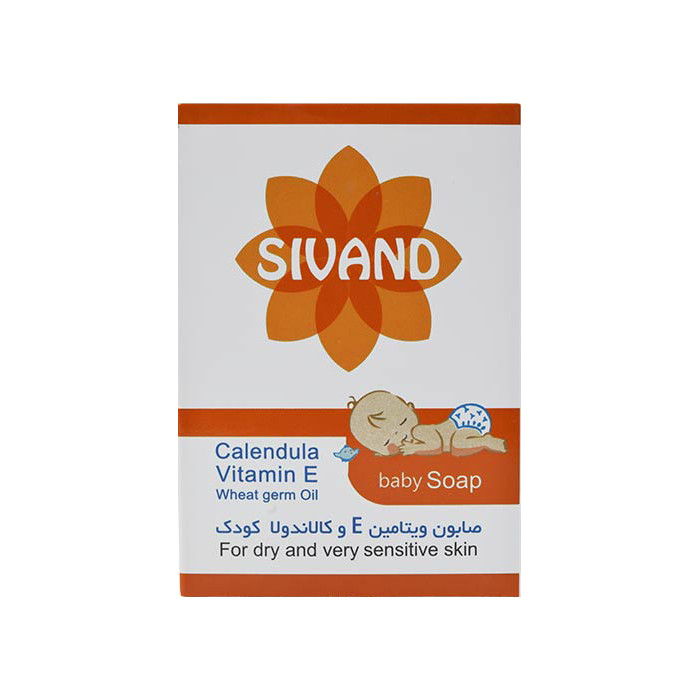 صابون بچه سیوند مدل کالاندولا وزن ۹۰ گرم