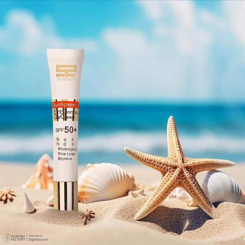 ژل ضد آفتاب بیرنگ دور چشم ساین اسکین SPF 50 مدل PFD مناسب انواع پوست حجم 20 میلی لیتر مجموعه 2 عددی