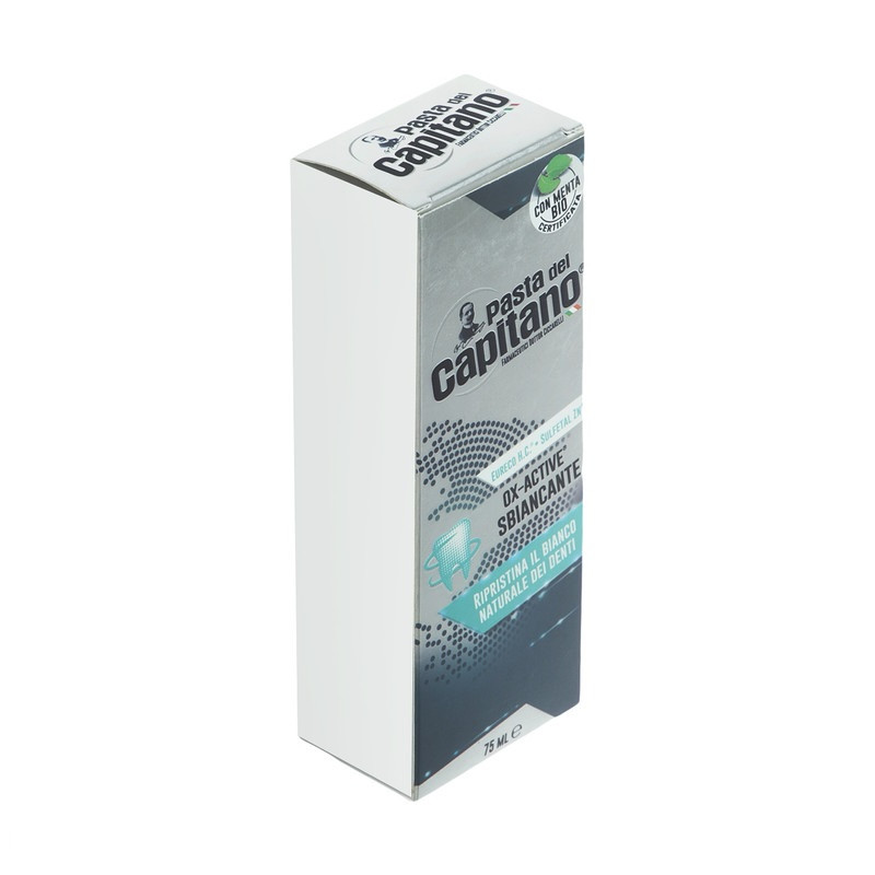 خمیر دندان پاستا دل کاپیتانو مدل OX-active Whitening حجم 75 میلی لیتر بسته 2 عددی