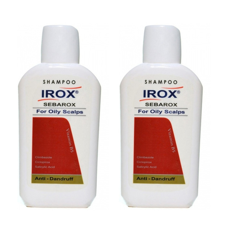 شامپو ضد شوره مو ایروکس سری Sebarox مدل Scalps حجم 200 میلی لیتر بسته 2 عددی