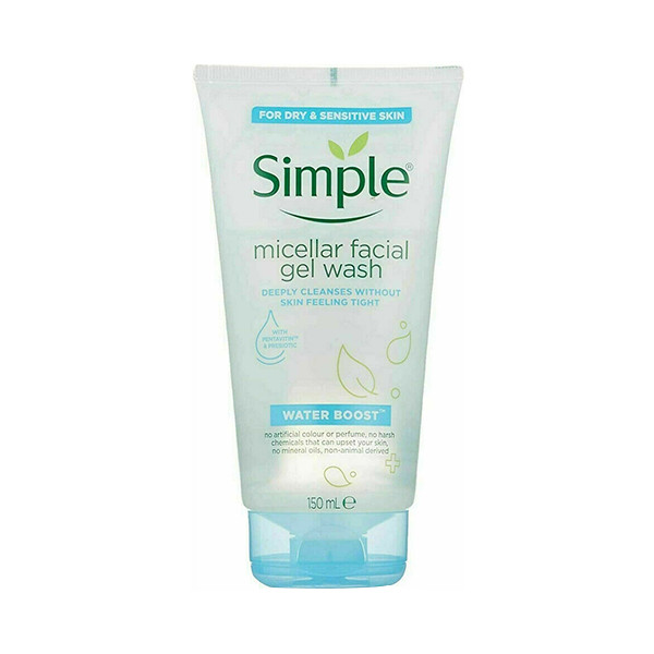 ژل شستوشوی صورت سیمپل سری MICELLAR مدل WATER BOOST حجم 150 میلیلیتر