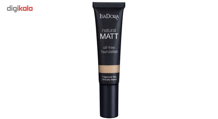 کرم پودر ایزادورا مدل Natural Matt oil free شماره 16