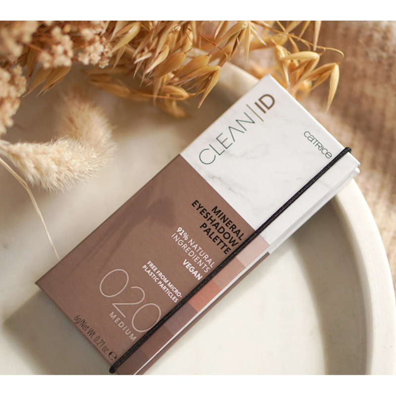 پالت سایه چشم کاتریس مدل Clean Id Mineral شماره 020