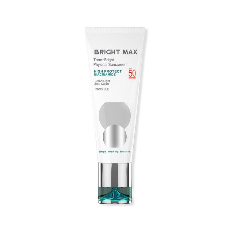کرم ضد آفتاب بدون رنگ برایت مکس SPF 50 مدل PHY مناسب انواع پوست حجم 40 میلیلیتر