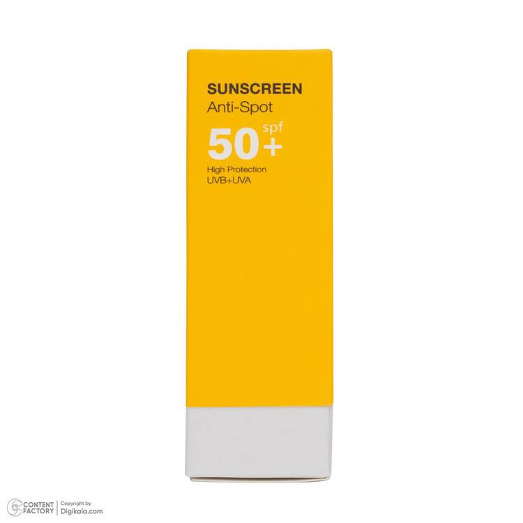 کرم ضد آفتاب بیرنگ صورت درمالوگ SPF 50 مدل 04 محافظ در برابر اشعه UVA مناسب برای انواع پوست حجم 50 میلیلیتر