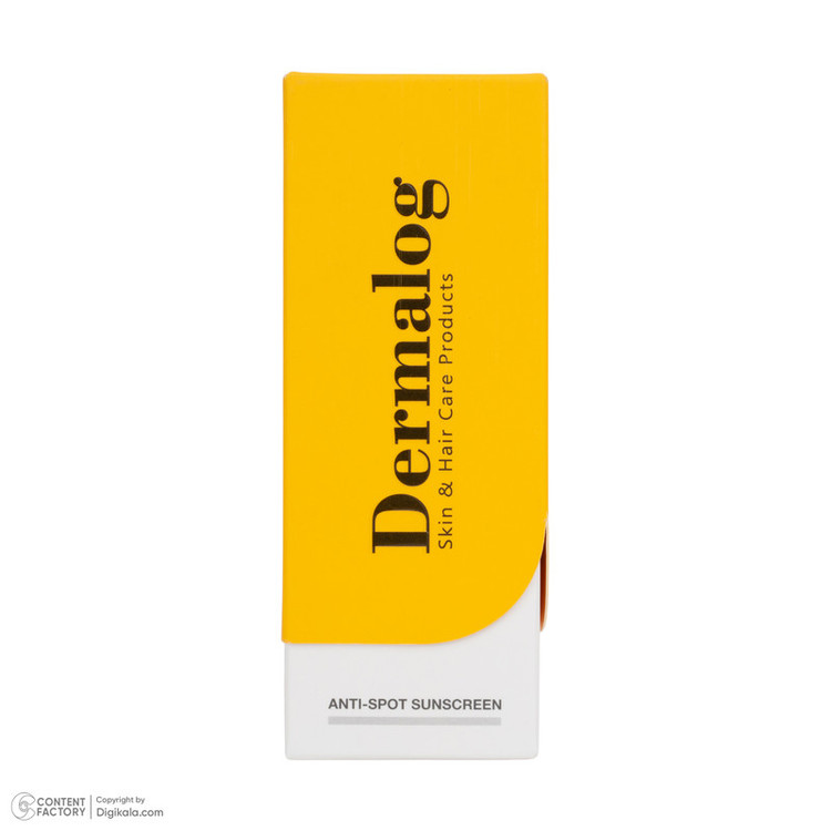 کرم ضد آفتاب بیرنگ صورت درمالوگ SPF 50 مدل 04 محافظ در برابر اشعه UVA مناسب برای انواع پوست حجم 50 میلیلیتر