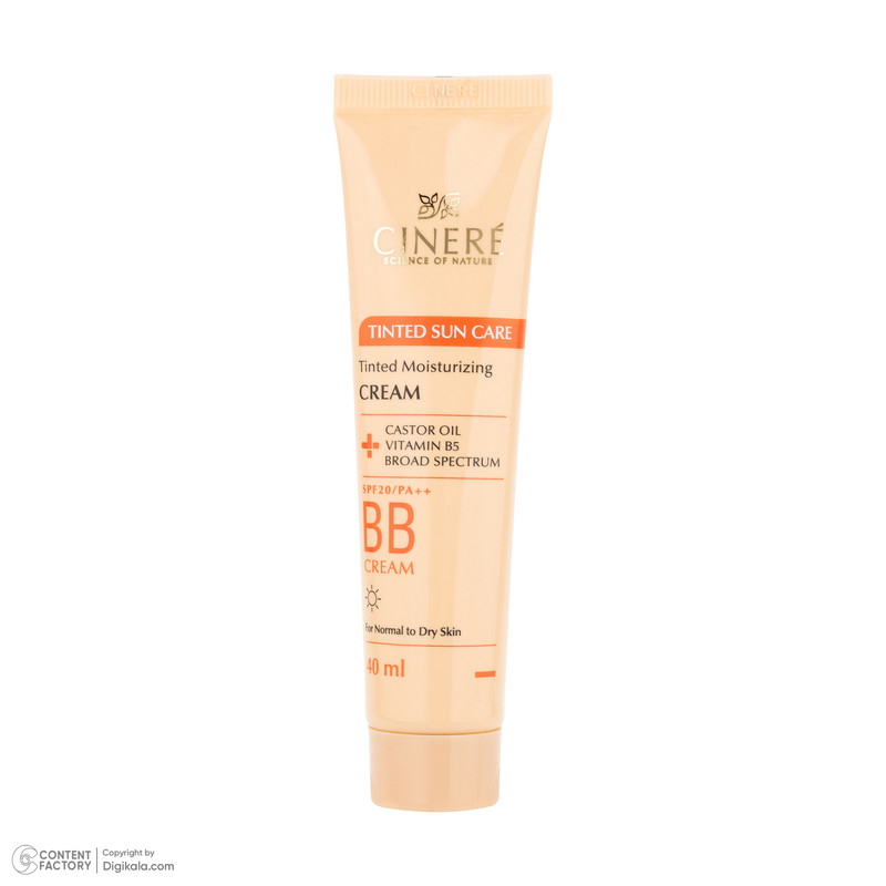 کرم پودر BB مایع SPF20 سینره مدل Castor شماره 01 مناسب برای انواع پوست حجم 40 میلیلیتر