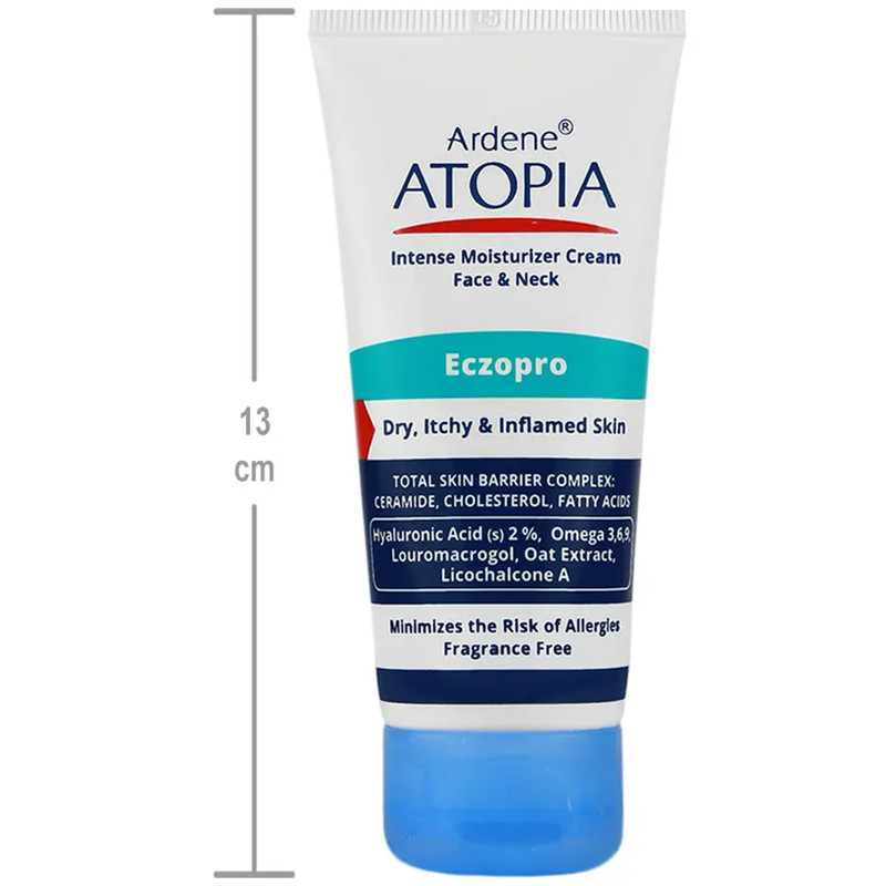 کرم مرطوبکننده آردن آتوپیا مدل ECZOPRO حجم 50 میلیلیتر