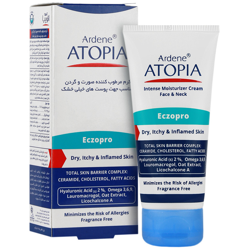 کرم مرطوبکننده آردن آتوپیا مدل ECZOPRO حجم 50 میلیلیتر