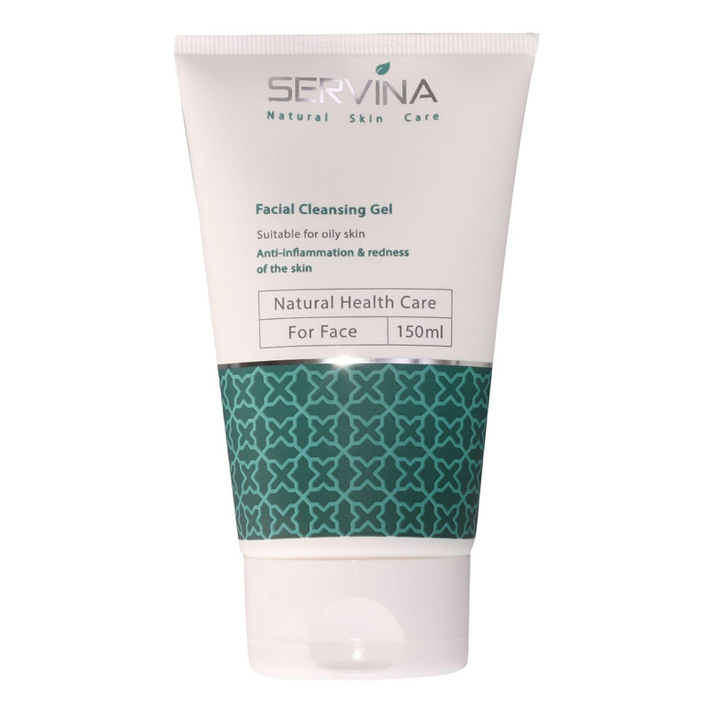 ژل شستوشوی صورت سروینا مخصوص پوستهای چرب و مختلط مدل Oily Skin حجم 150میلیلیتر