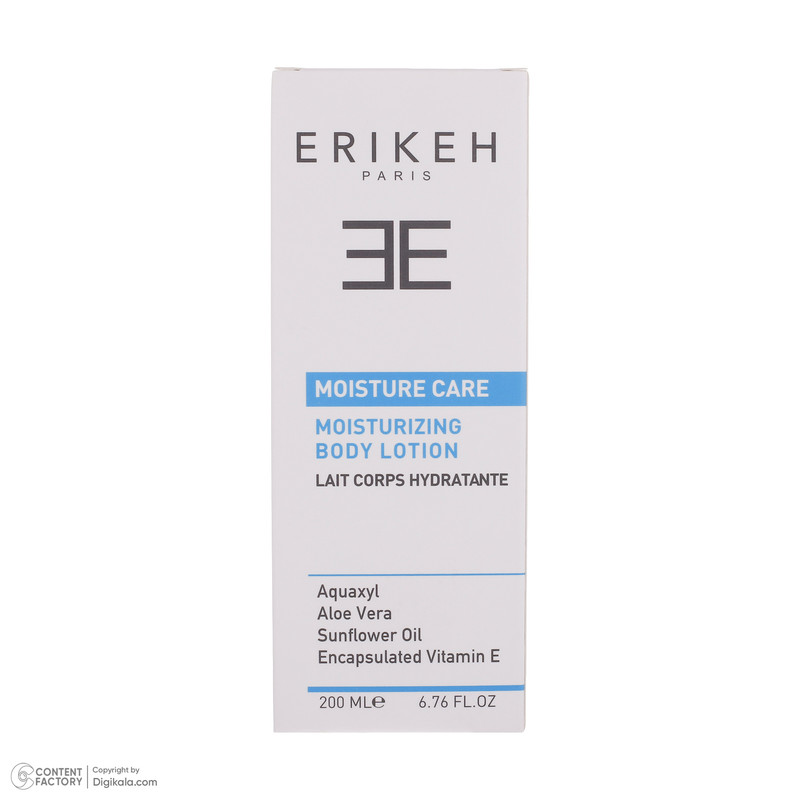 لوسیون بدن اریکه مدل Moisturizing Care حجم 200 میلی لیتر