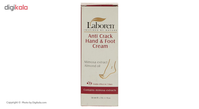 کرم ترک پا لابورن مدل Mimosa Extract حجم 50 میلیلیتر