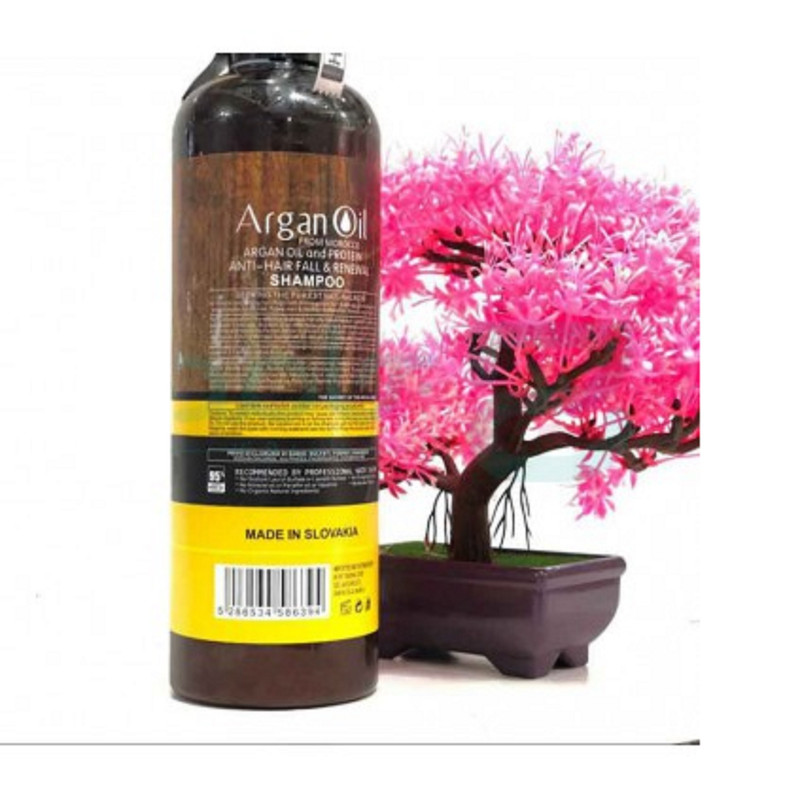شامپو تقویتکننده و ترمیم کننده مو لایتنس مدل argan حجم 900 میلیلیتر به همراه ماسک مو لایتنس مدل argan oil حجم 1000 میلیلیتر