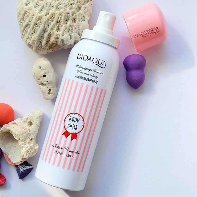 اسپری ضدآفتاب بدون رنگ بایو آکوا SPF30 مدل 212 مناسب انواع پوست، حجم 150 میلیلیتر