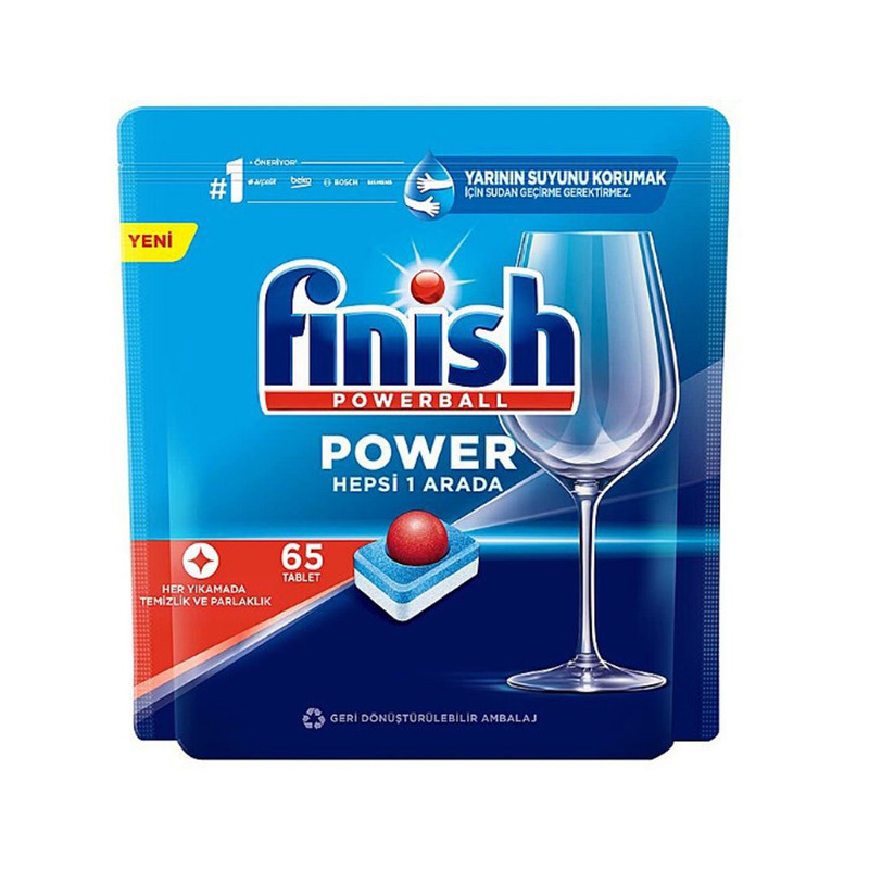 قرص ماشین ظرفشویی فینیش مدل Ozel Power بسته 65 عددی