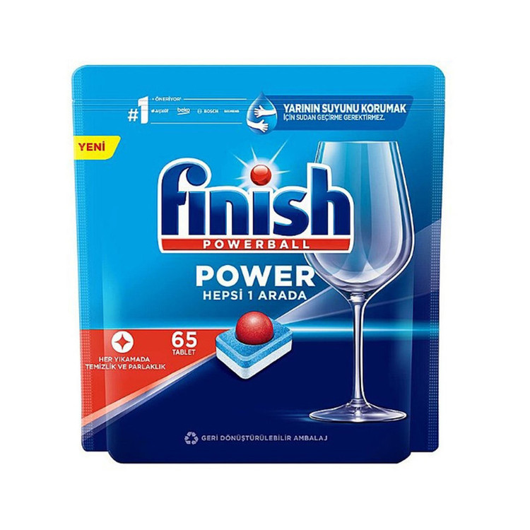 قرص ماشین ظرفشویی فینیش مدل Ozel Power بسته 65 عددی