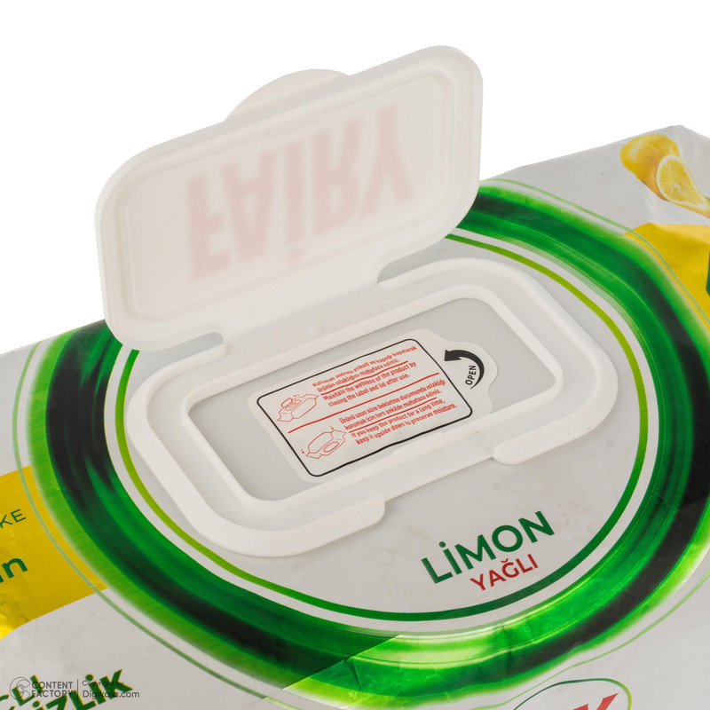 دستمال مرطوب تمیز کننده سطوح فیری مدل Limon بسته 100 عددی