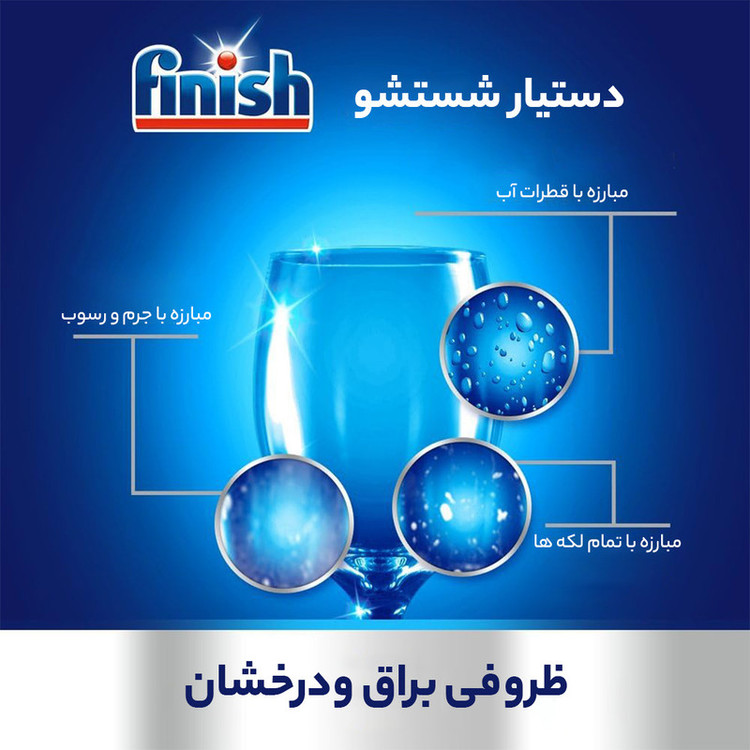 مایع جلادهنده ماشین ظرفشویی فینیش مدل Black Parlatici Leamon حجم 800 میلیلیتر