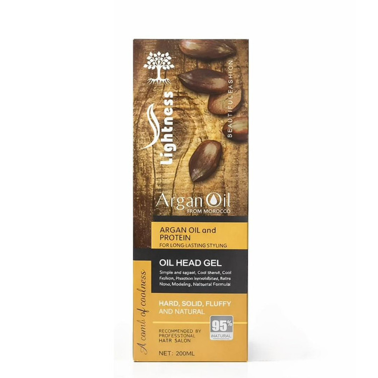 ژل حالتدهنده مو لایتنس مدل َArgan حجم 200 میلیلیتر