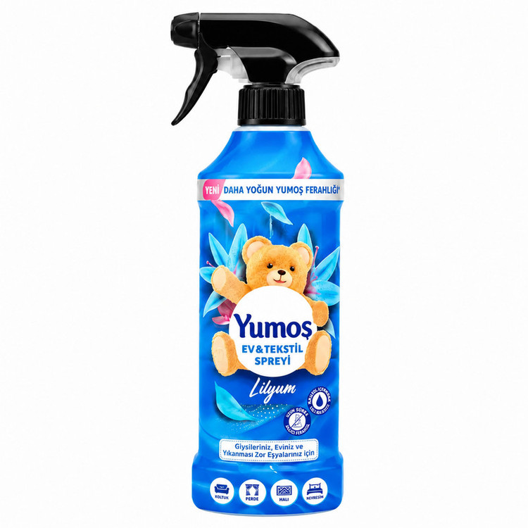 اسپری خوشبوکننده یوموش مدل Lilyum رایحه گل سوسن حجم 450 میلی لیتر