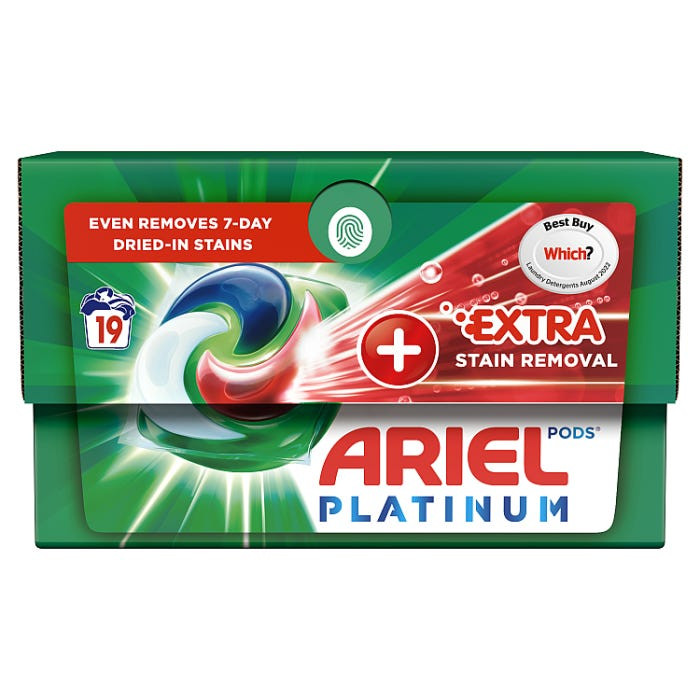 قرص ماشین لباسشویی ایتالیایی آریل مدل Platinum Washing مناسب انواع لباس بسته 19 عددی