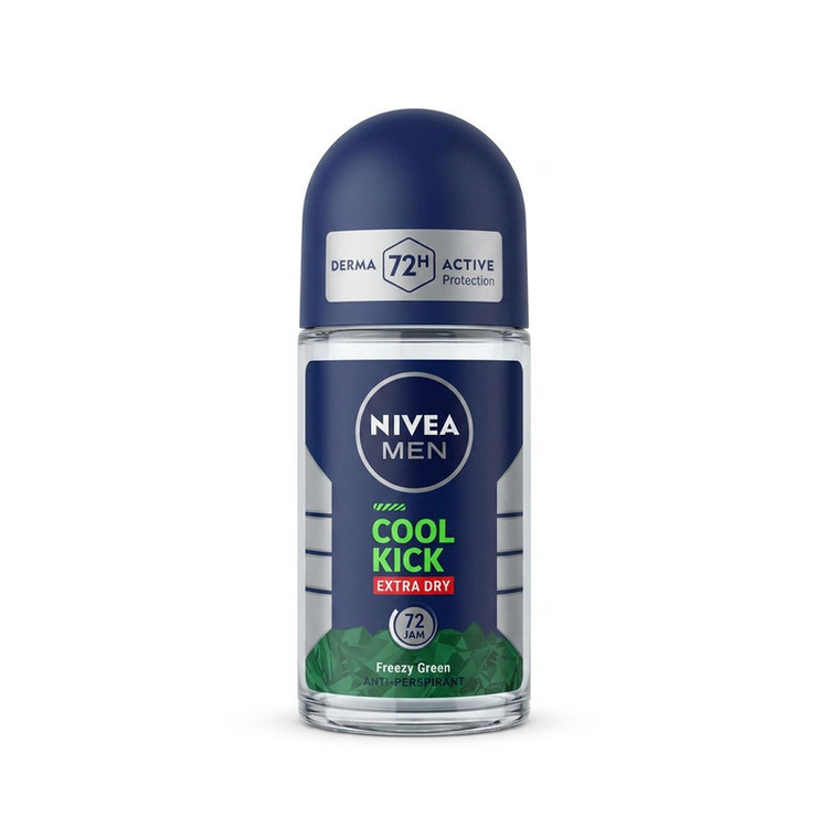رول ضد تعریق مردانه نیوآ مدل COOL KICK FREEZY GREEN با رایحه خنک حجم 50 میلیلیتر
