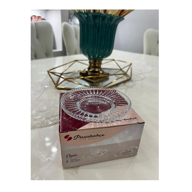 فنجان و نعلبکی پاشاباغچه مدل الیسا کد 950097 بسته شش عددی