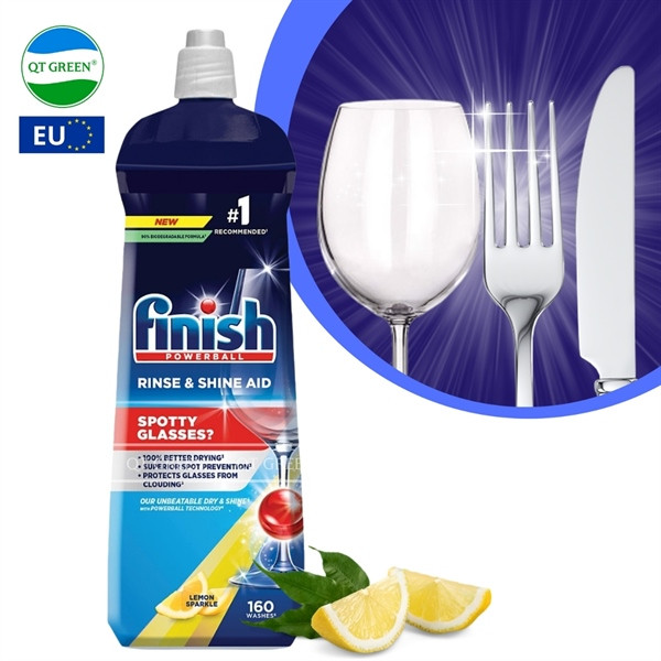 مایع جلادهنده ماشین ظرفشویی فینیش مدل LEMON SPARKLE حجم 800 میلی لیتر