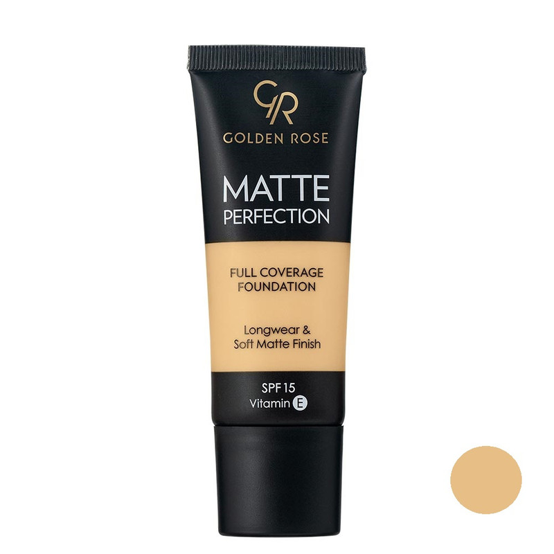 کرم پودر گلدن رز مدل Matte Perfection شماره W3 حجم 35 میلی لیتر