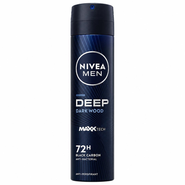 اسپری ضدتعریق مردانه نیوآ مدل 48H Deep Dark Wood حجم 200 میلیلیتر