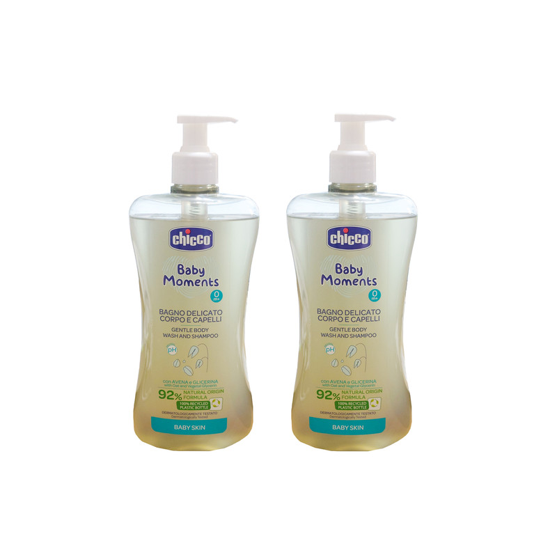 شامپو سر و بدن کودک چیکو مدل  C10594 bagno حجم 500 میلی لیتر بسته 2 عددی