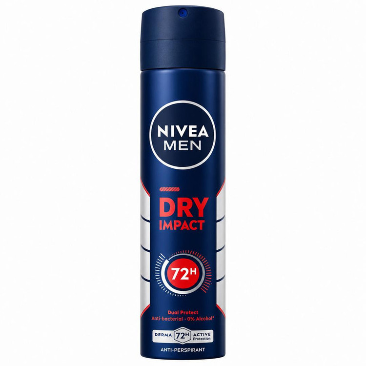 اسپری ضدتعریق مردانه نیوآ مدل 48H Dry Impact حجم 200 میلیلیتر