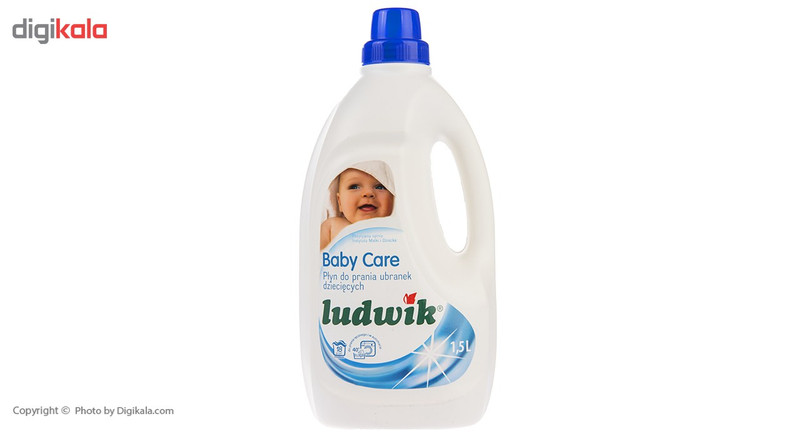 مایع لباسشویی کودک لودویک مدل Baby Care حجم 1500 میلی لیتر