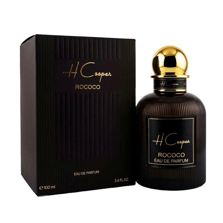 ادوپرفیوم مردانه اچ کوپر مدل Rococo با رایحه تلخ و چوبی حجم 100 میلیلیتر