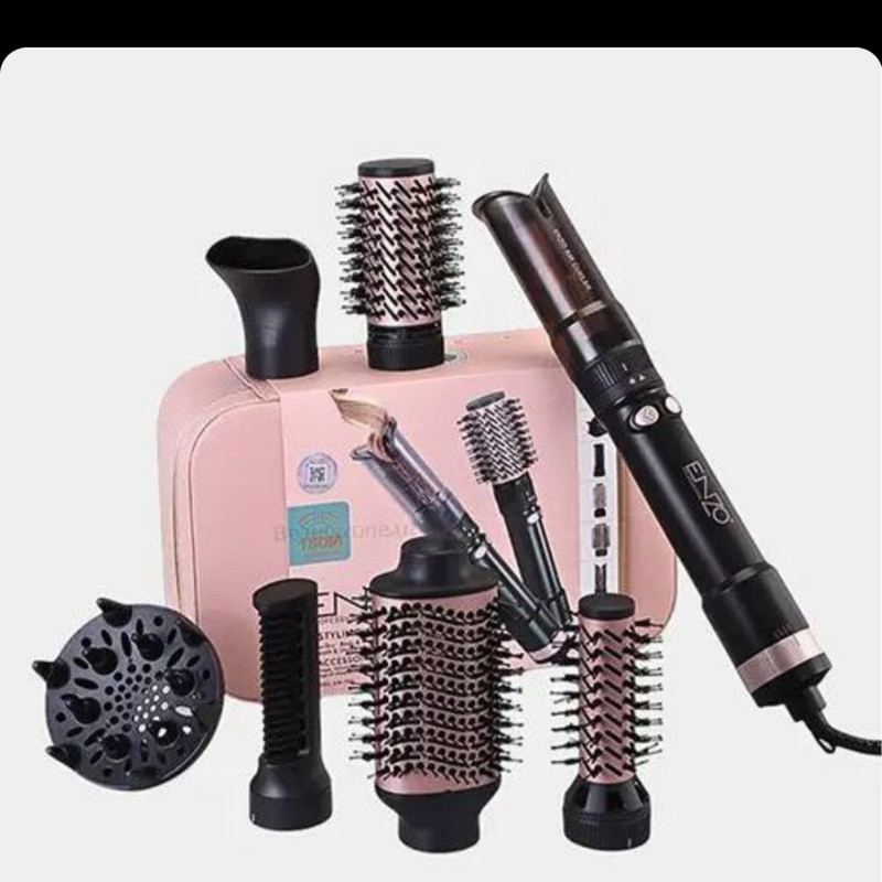 سشوار برسدار چرخشی 1500 وات انزو پروفیشینال مدل EN-760 7in1