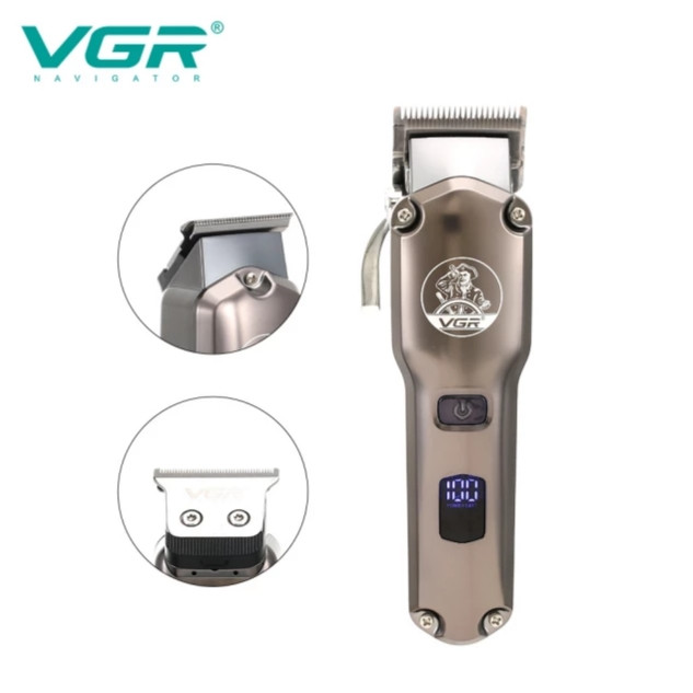 ماشین اصلاح موی سر و صورت وی جی ار مدل V-675 مجموعه 2 عددی