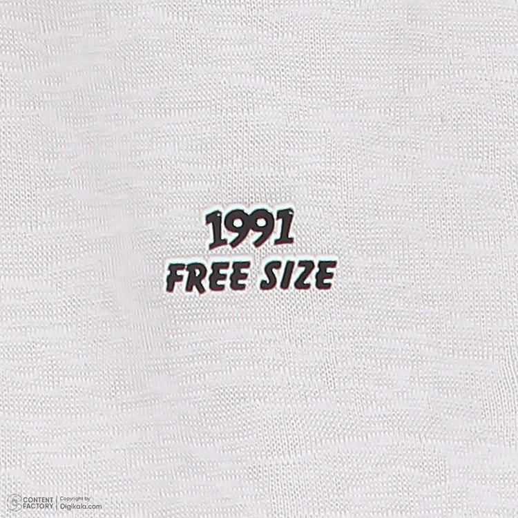 کراپ تی شرت زیپدار ورزشی آستین کوتاه زنانه نوزده نودیک مدل TS1992 W