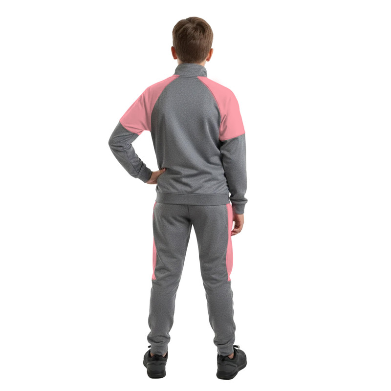 ست سویشرت و شلوار ورزشی دخترانه و پسرانه طرح ملانژ مدل MD01