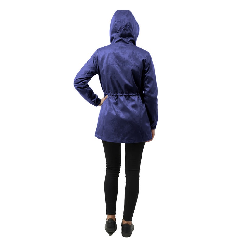 سویشرت بادگیر زنانه کلاهدار طرح گل دار مدل MDGK02