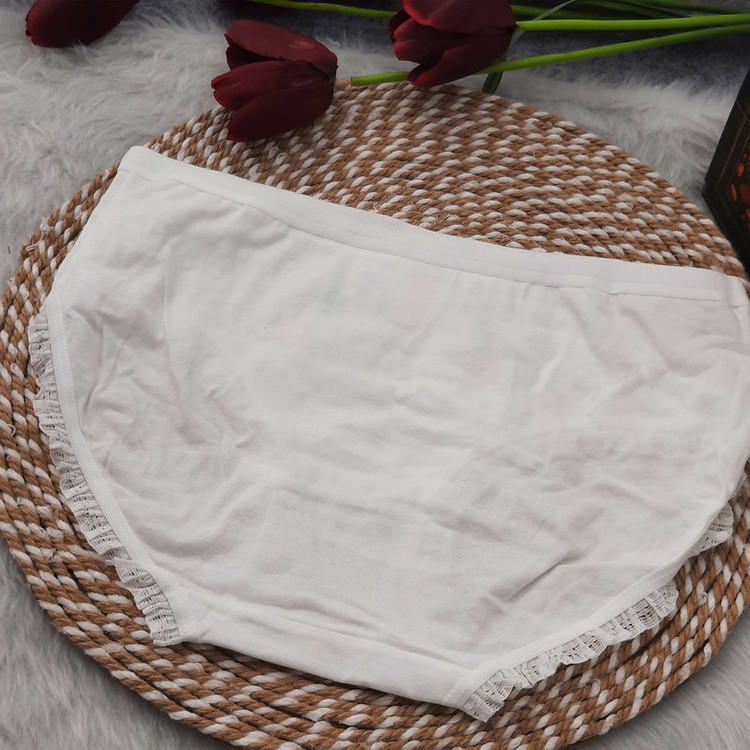 شورت زنانه مدل نخ پنبه کتان طرح عروسکی وارداتی مجموعه 3 عددی
