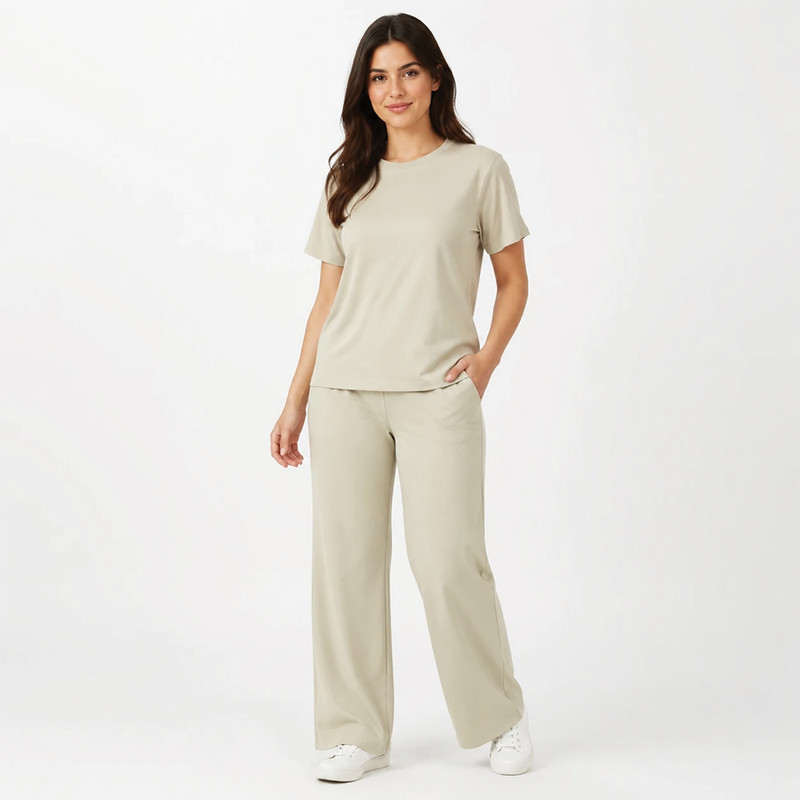 تیشرت آستین کوتاه زنانه مدل بیسیک