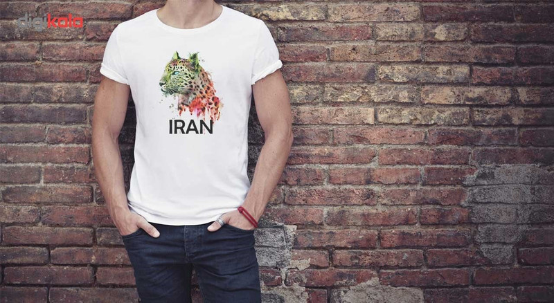 تیشرت الینور طرح یوزپلنگ ایرانی کد ELTM 424