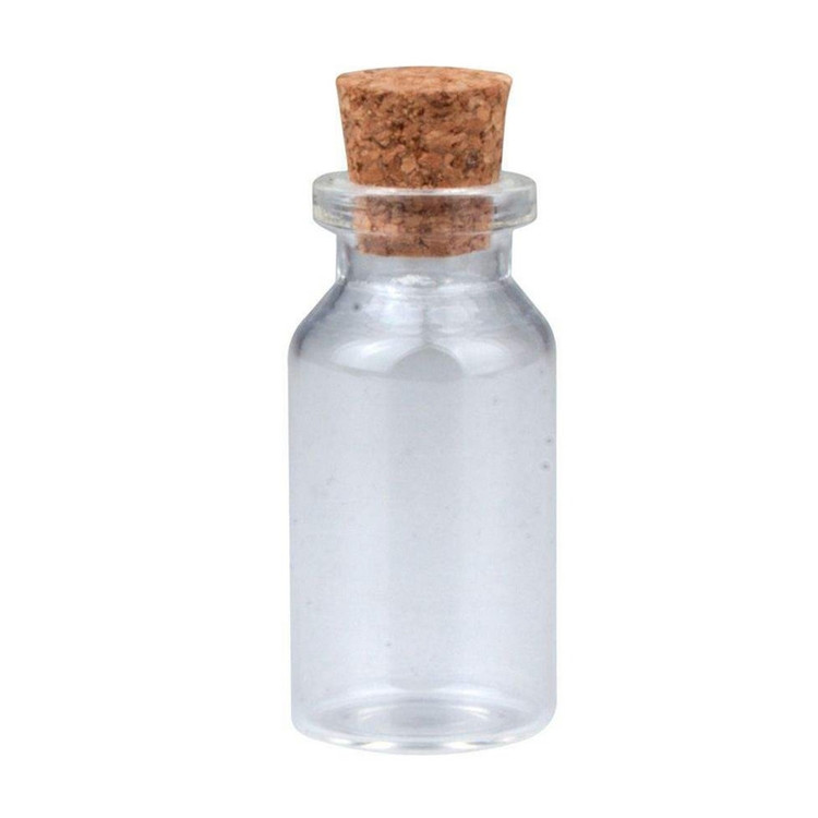 بطری دکوری مدل شیشه ای بسته 4 عددی