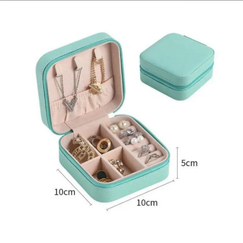 جعبه جواهرات مدل مسافرتی طرح مربعی کد n8900